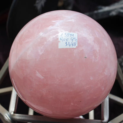 Rose Quartz sphere 2676g