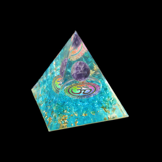 Orgone pyramid 62g in sunlight - Rocks and Things Store