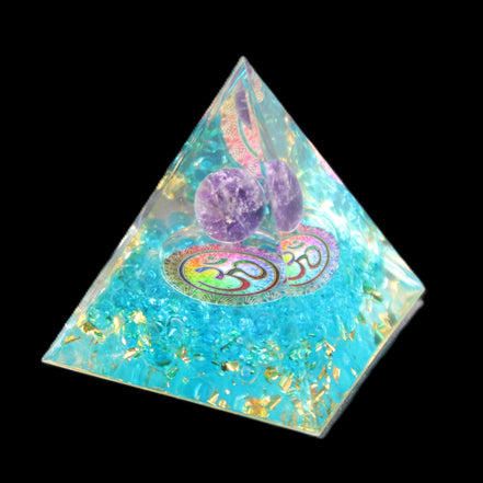 Orgone pyramid 62g in sunlight - Rocks and Things Store