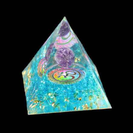 Orgone pyramid 62g in sunlight - Rocks and Things Store