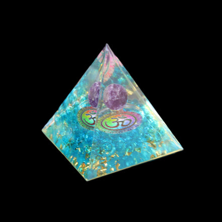 Orgone pyramid 62g in sunlight - Rocks and Things Store
