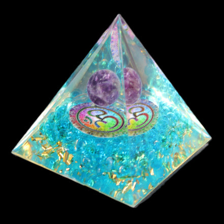 Orgone pyramid 62g in sunlight - Rocks and Things Store