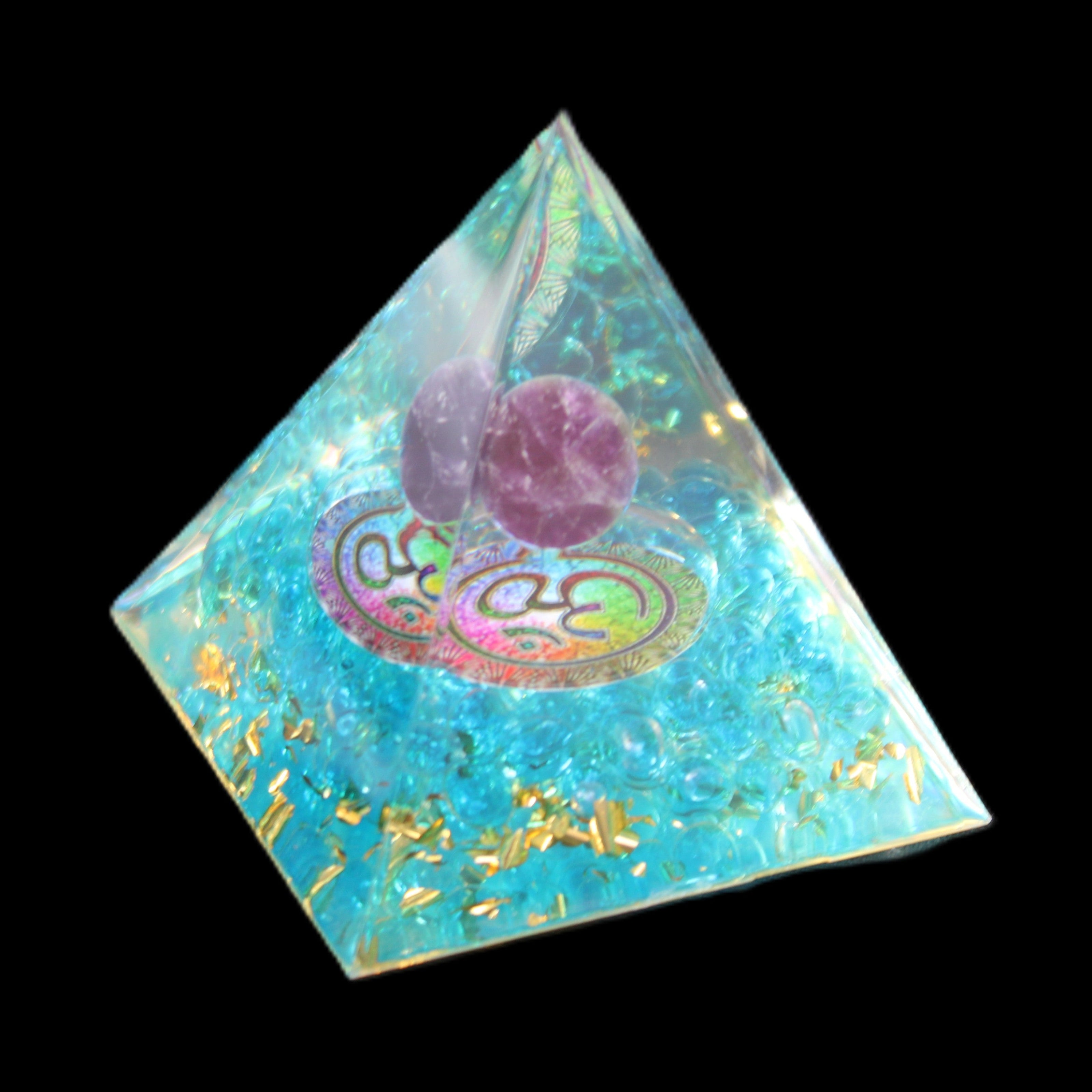 Orgone pyramid 62g in sunlight - Rocks and Things Store