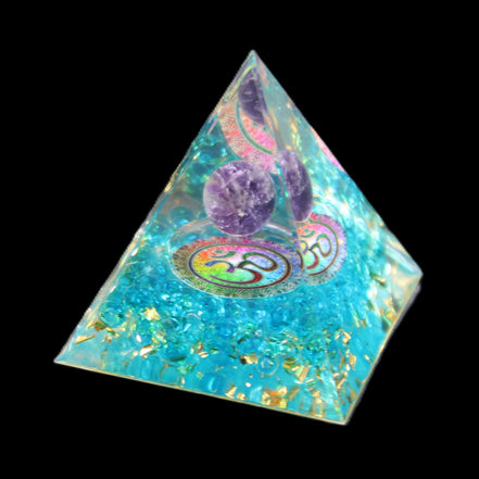 Orgone pyramid 62g in sunlight - Rocks and Things Store