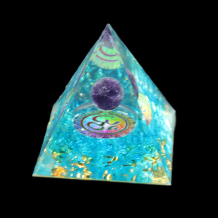 Orgone pyramid 62g in sunlight - Rocks and Things Store