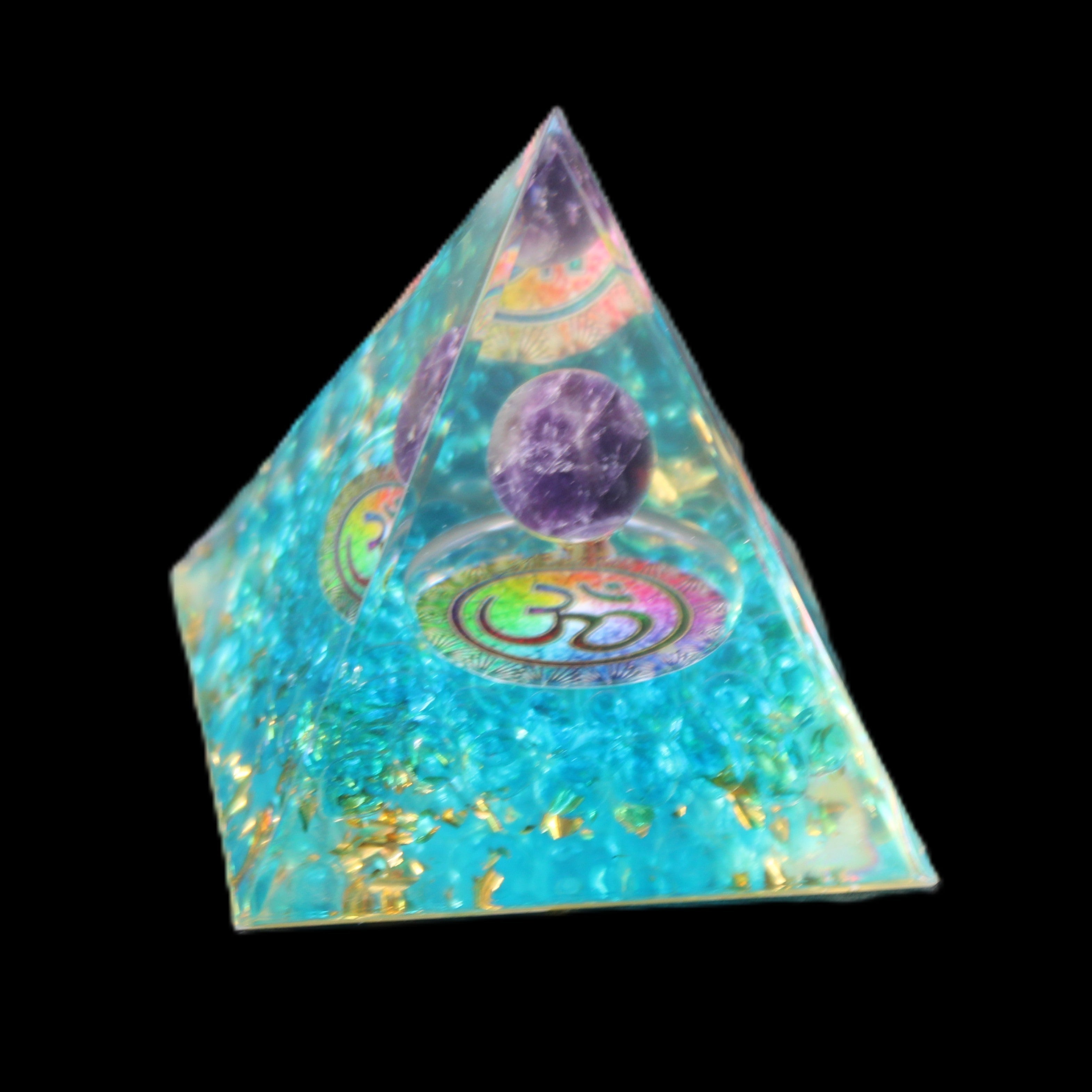 Orgone pyramid 62g in sunlight - Rocks and Things Store