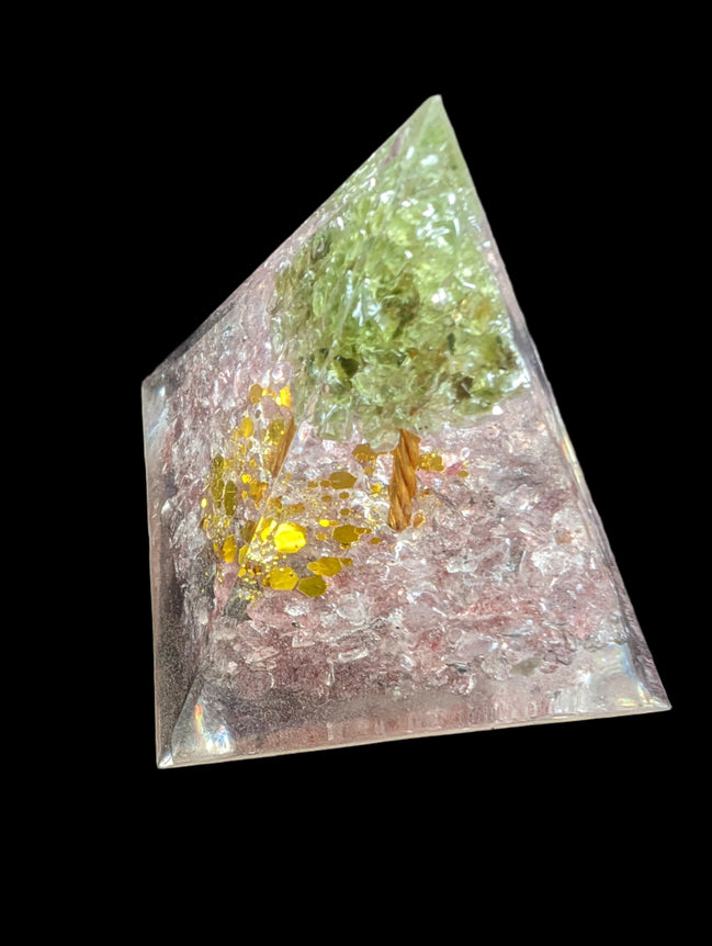 Orgone pyramid 67g in sunshine - Rocks and Things Store