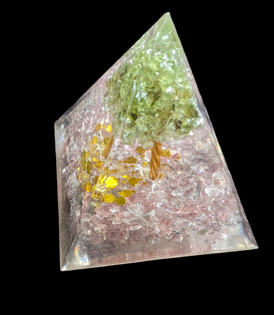 Orgone pyramid 67g in sunshine - Rocks and Things Store