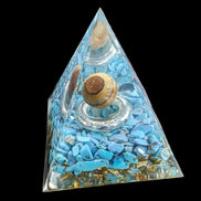Orgone pyramid 65g in sunlight - Rocks and Things Store