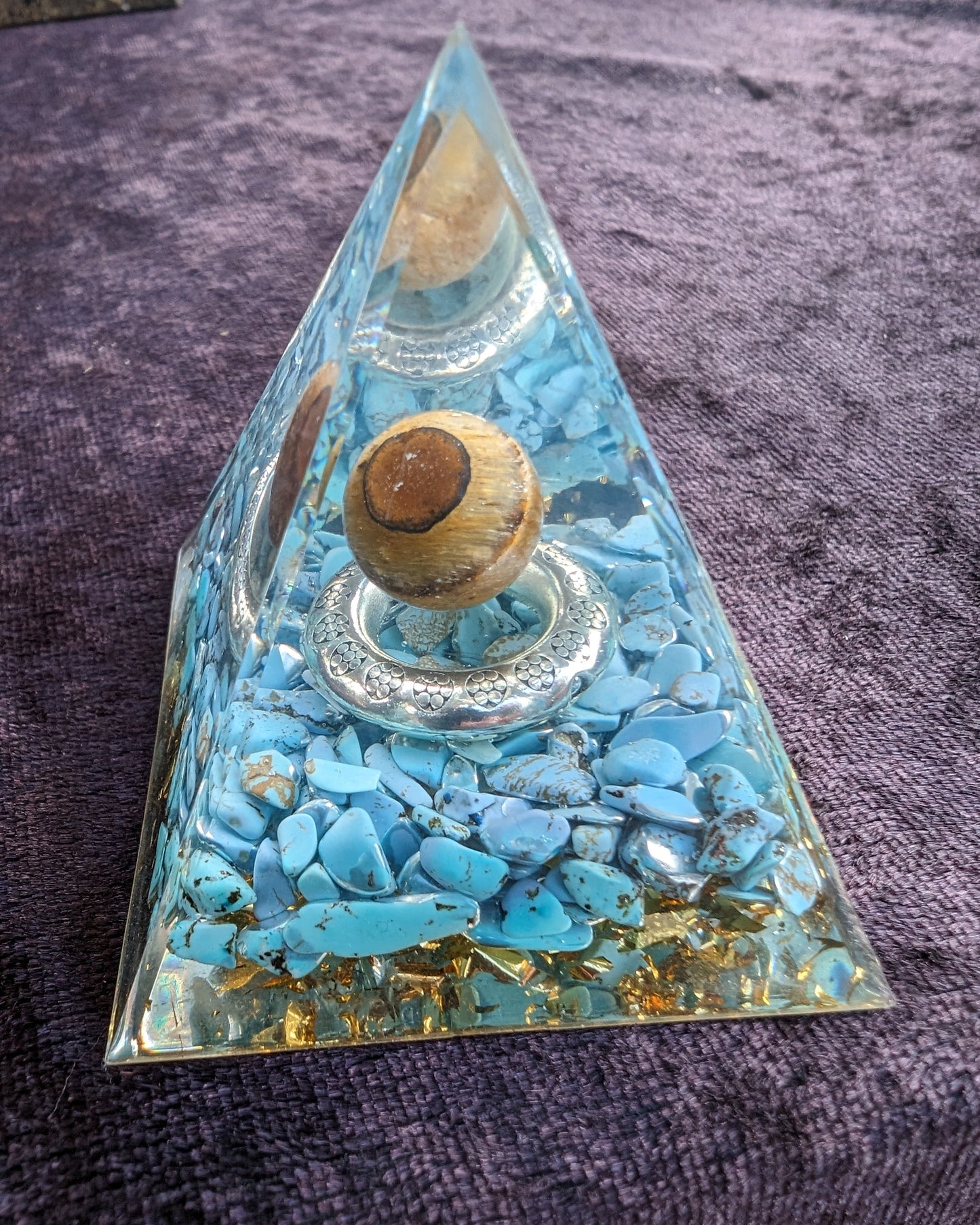 Orgone pyramid 65g Rocks and Things