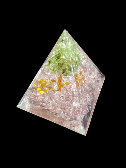 Orgone pyramid 67g in sunshine - Rocks and Things Store