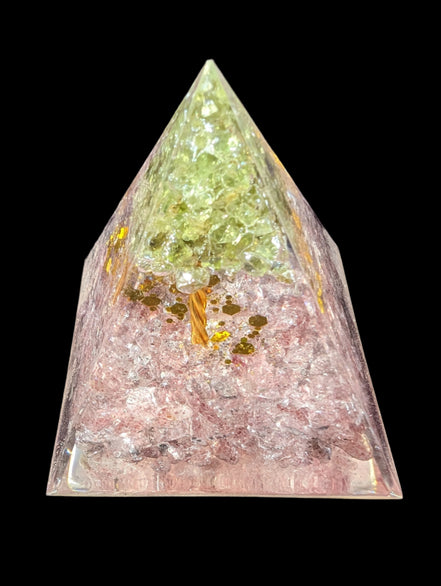 Orgone pyramid 67g in sunshine - Rocks and Things Store