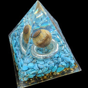 Orgone pyramid 65g in sunlight - Rocks and Things Store