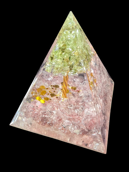 Orgone pyramid 67g in sunshine - Rocks and Things Store