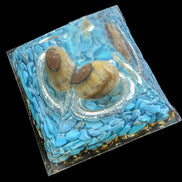 Orgone pyramid 65g in sunlight - Rocks and Things Store