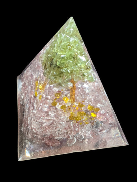 Orgone pyramid 67g in sunshine - Rocks and Things Store