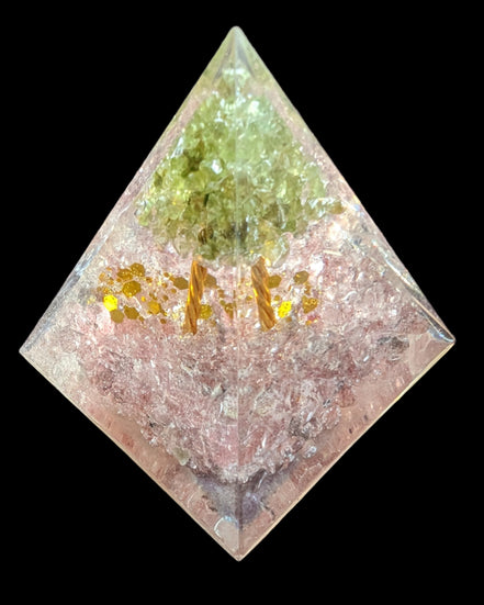 Orgone pyramid 67g in sunshine - Rocks and Things Store