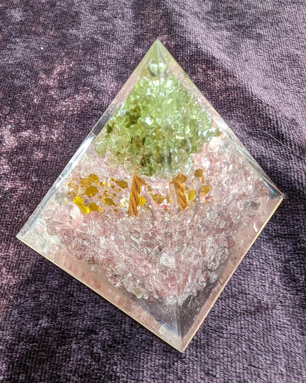 Orgone pyramid 67g Rocks and Things