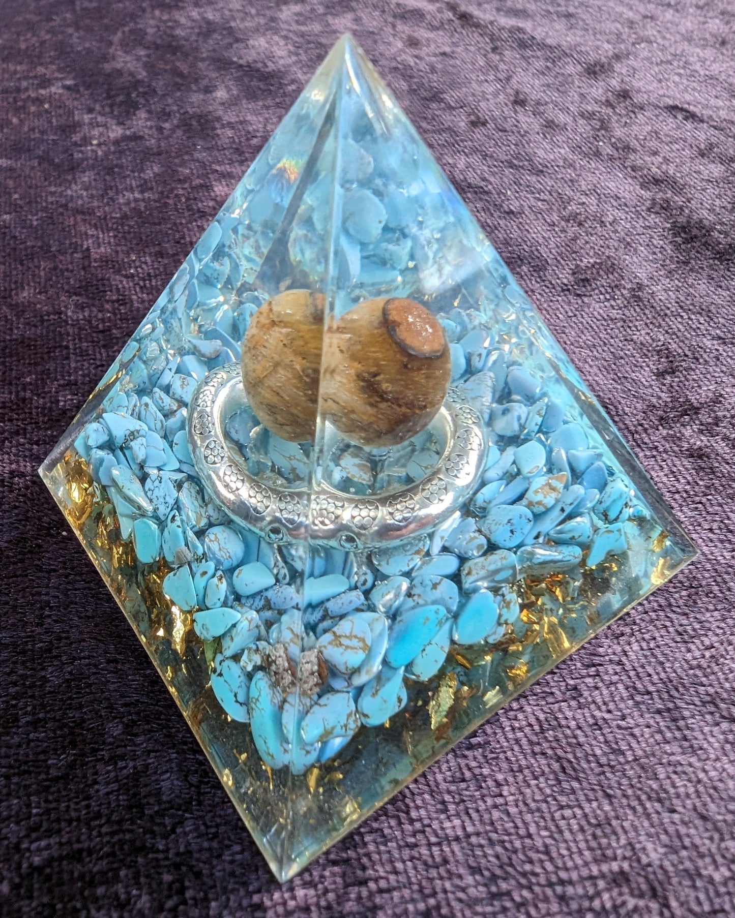 Orgone pyramid 65g Rocks and Things