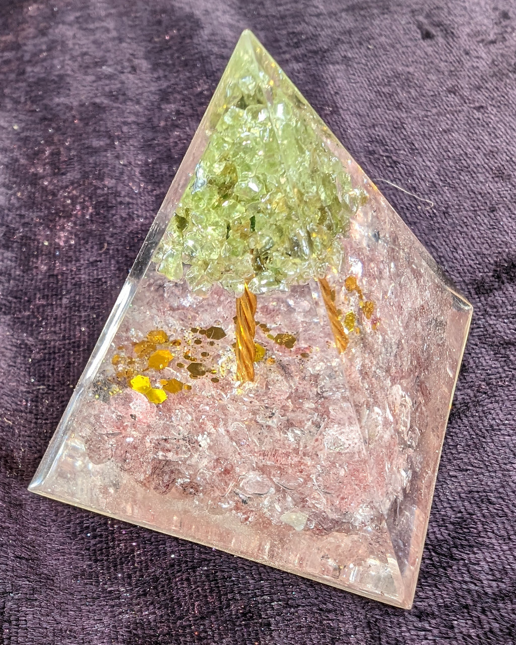 Orgone pyramid 67g Rocks and Things