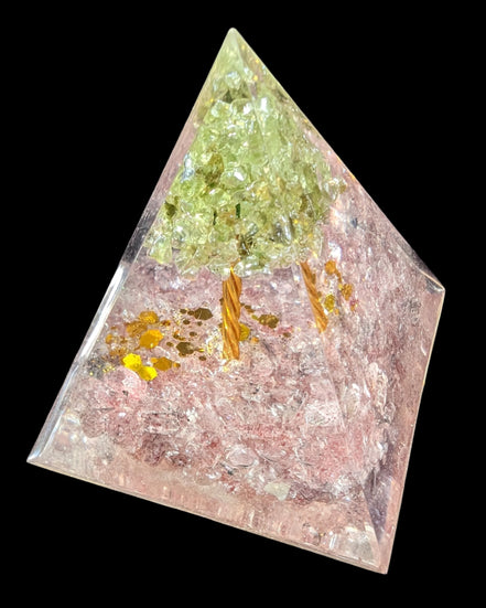 Orgone pyramid 67g in sunshine - Rocks and Things Store