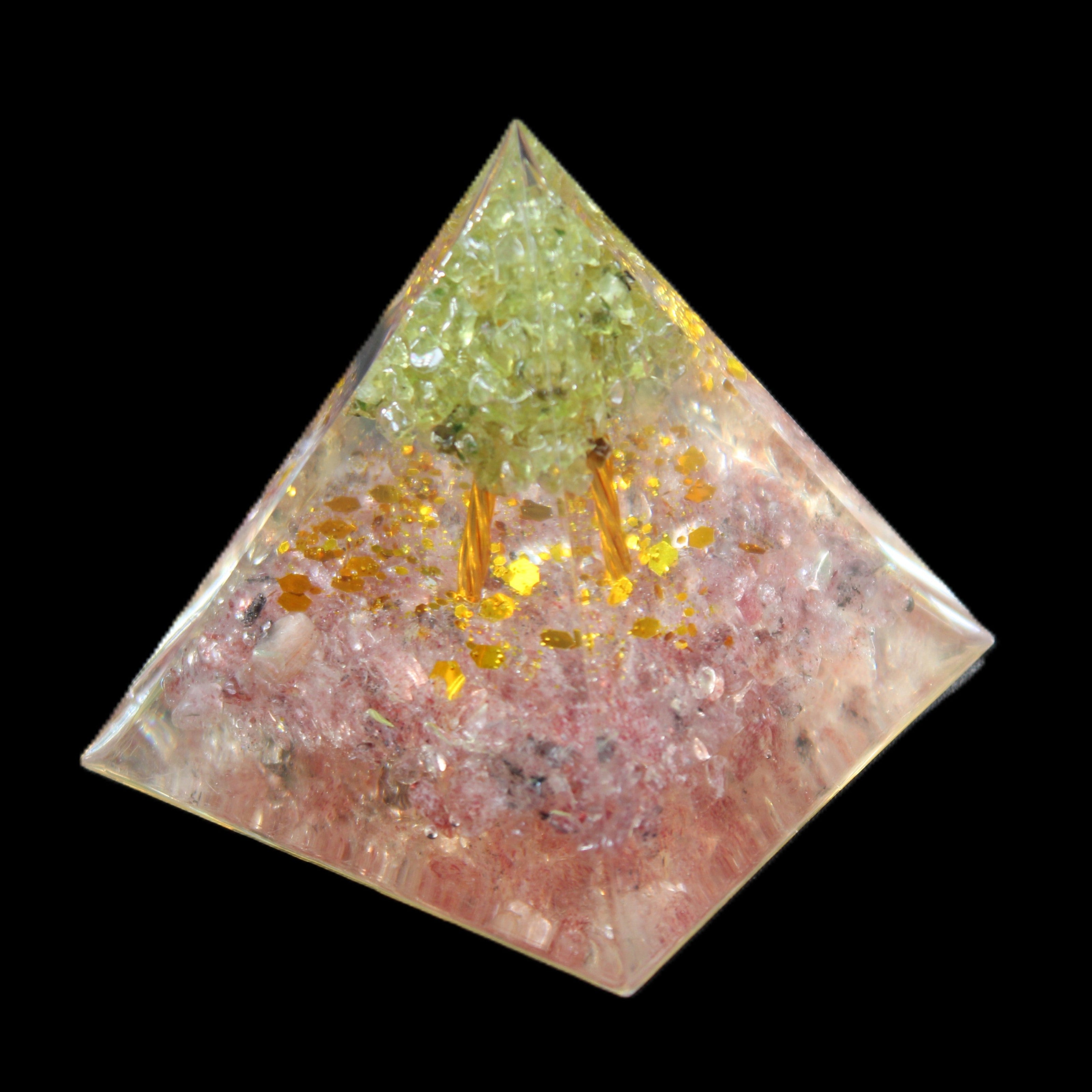 Orgone pyramid 67g in sunlight - Rocks and Things Store