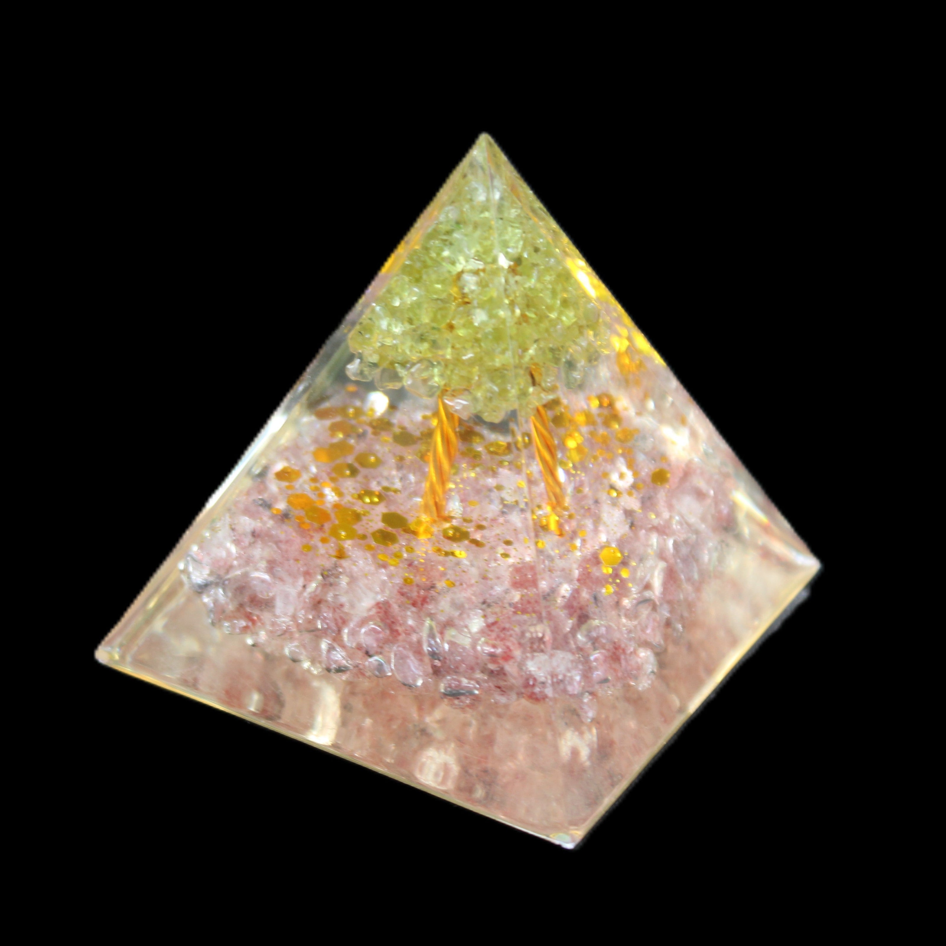 Orgone pyramid 67g in sunlight - Rocks and Things Store