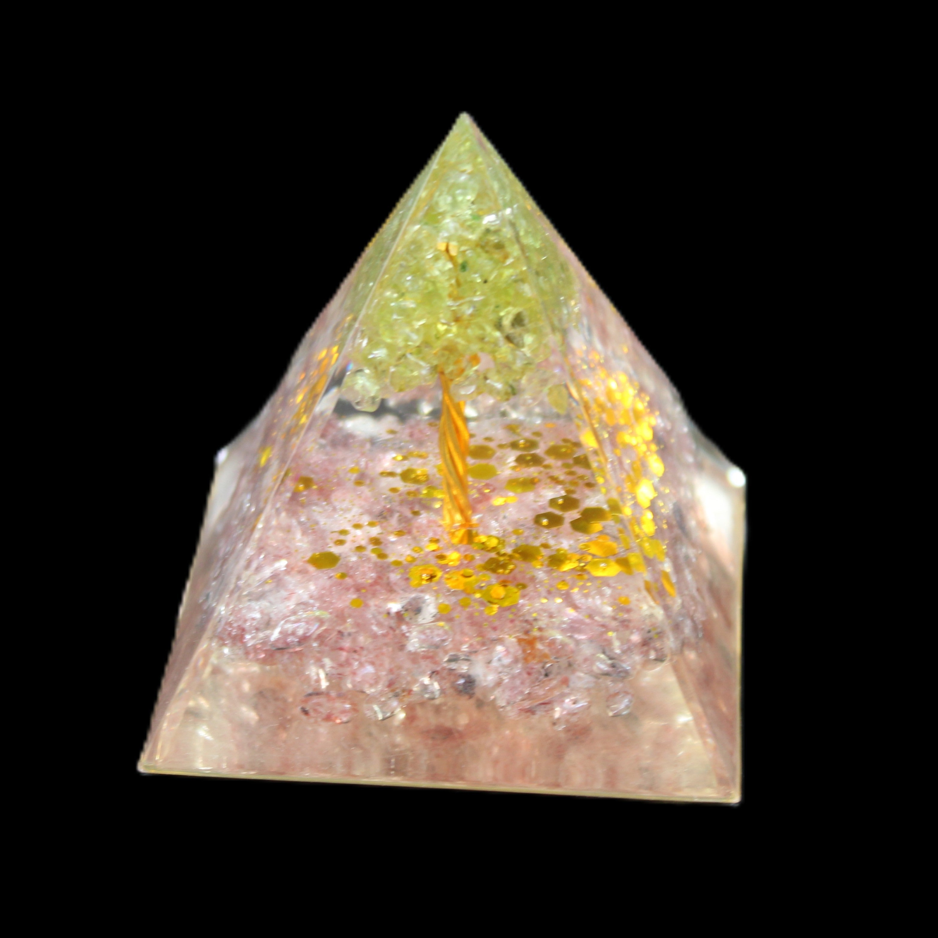 Orgone pyramid 67g in sunlight - Rocks and Things Store