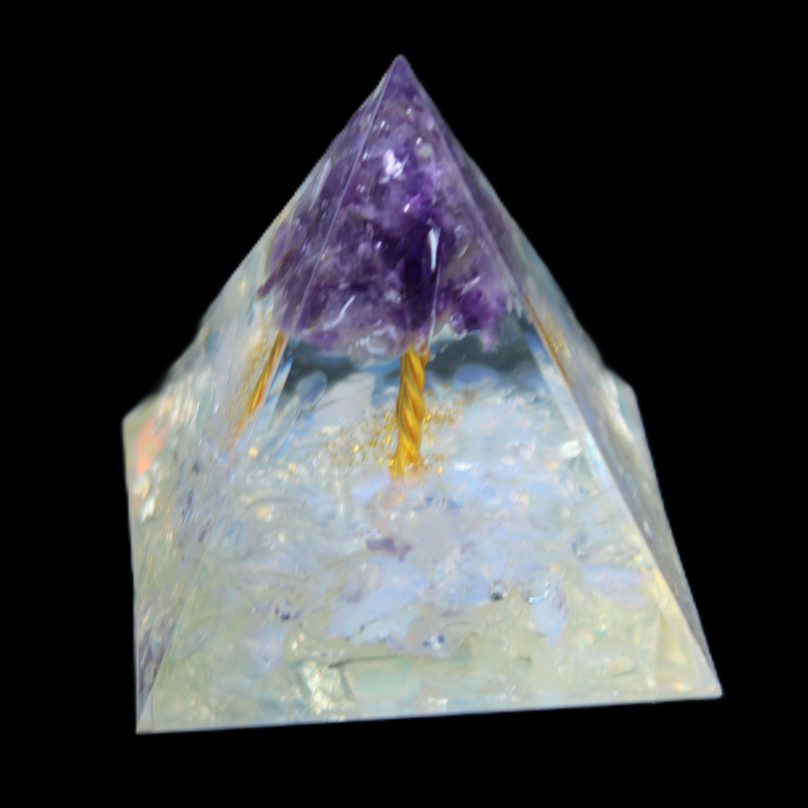 Orgone pyramid 61g in sunlight - Rocks and Things Store