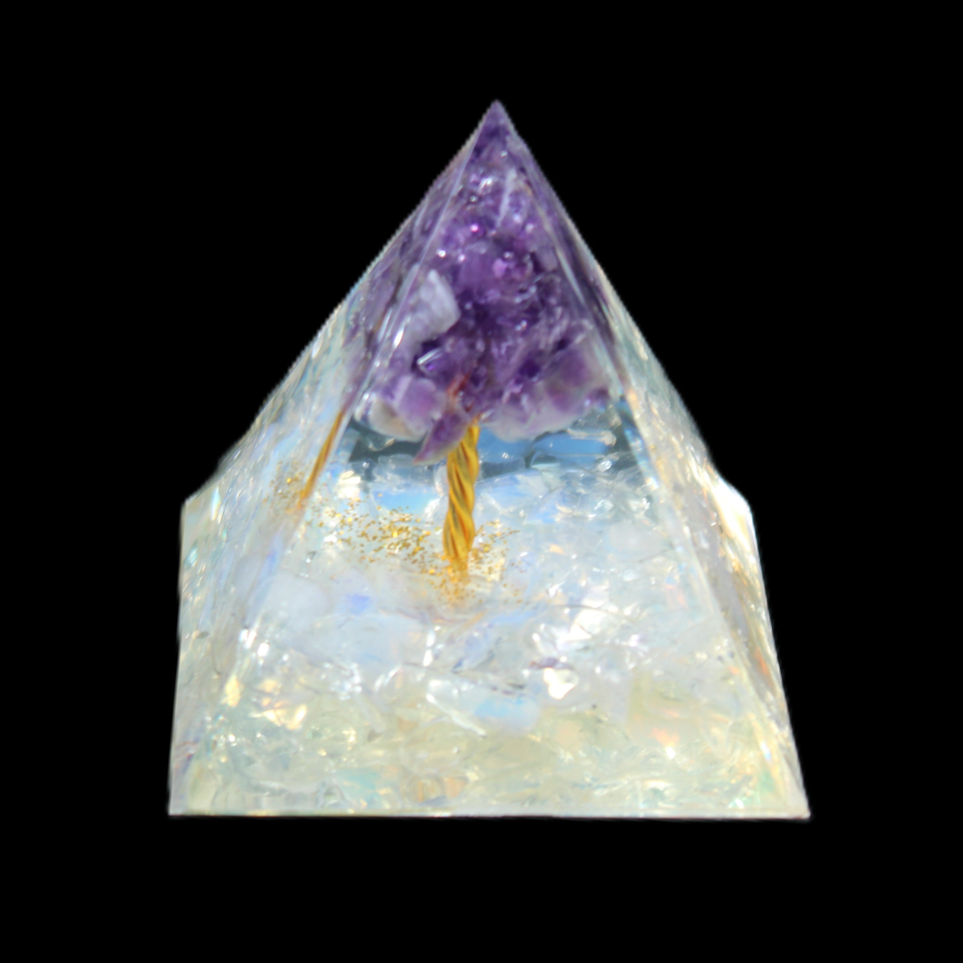 Orgone pyramid 61g in sunlight - Rocks and Things Store