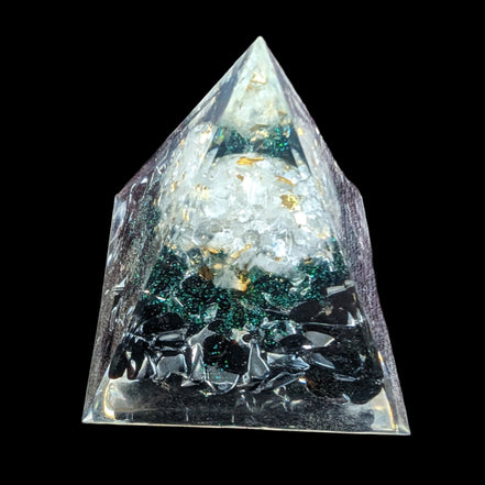 Orgone Tree of lLfe pyramid 63g - Rocks and Things Store