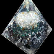 Orgone Tree of lLfe pyramid 63g - Rocks and Things Store