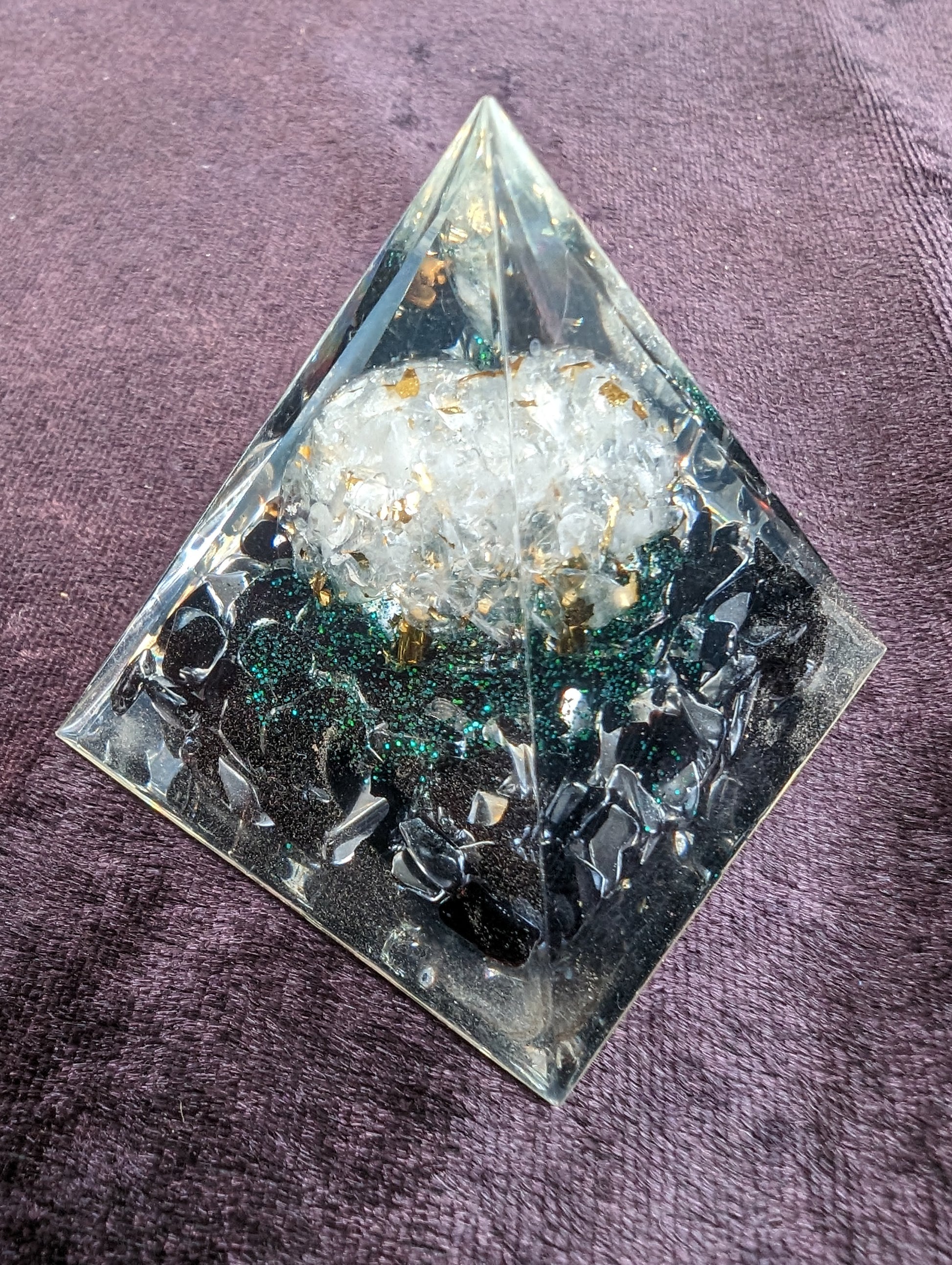 Orgone tree of life pyramid 63g Rocks and Things