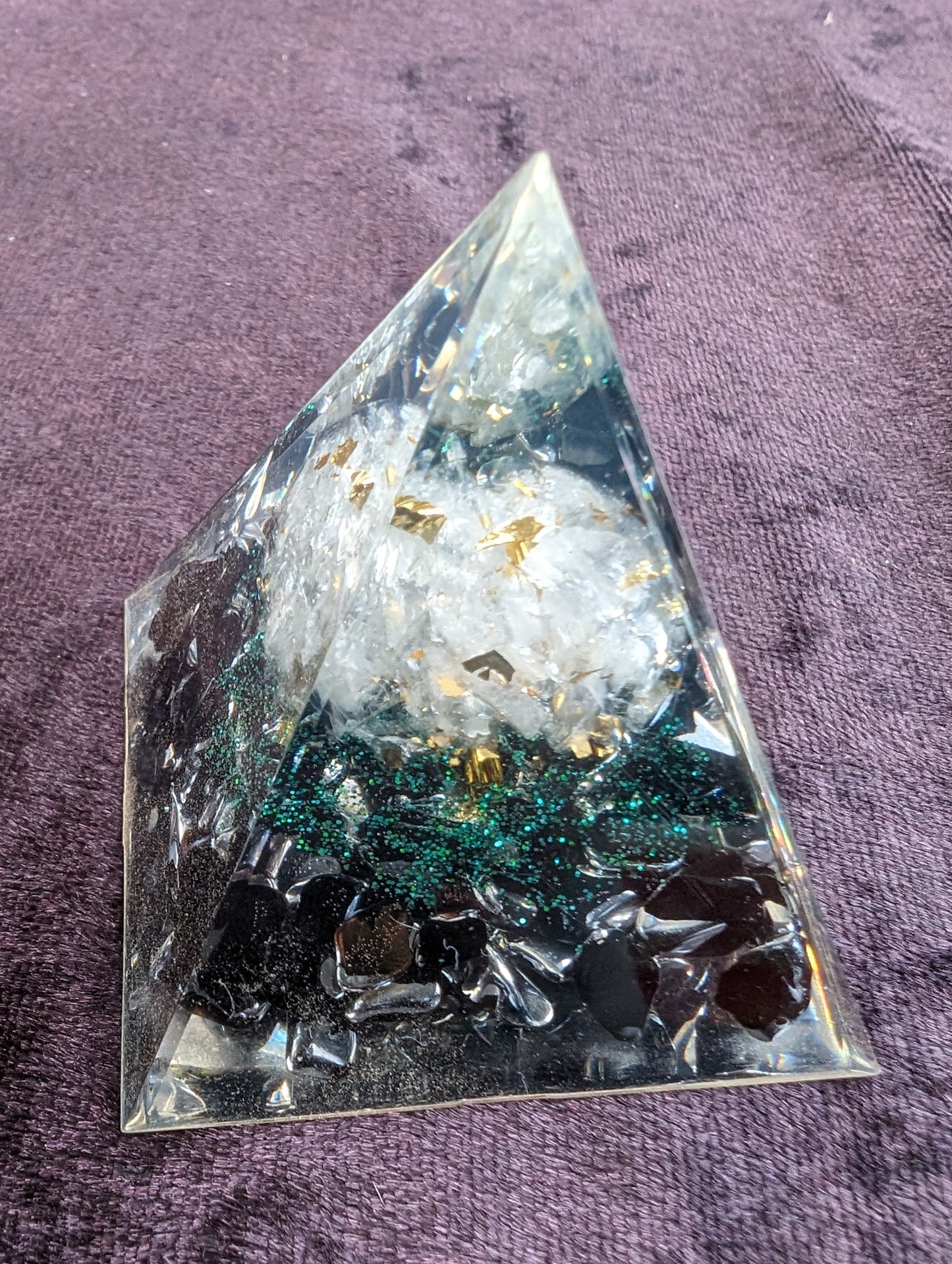 Orgone tree of life pyramid 63g Rocks and Things