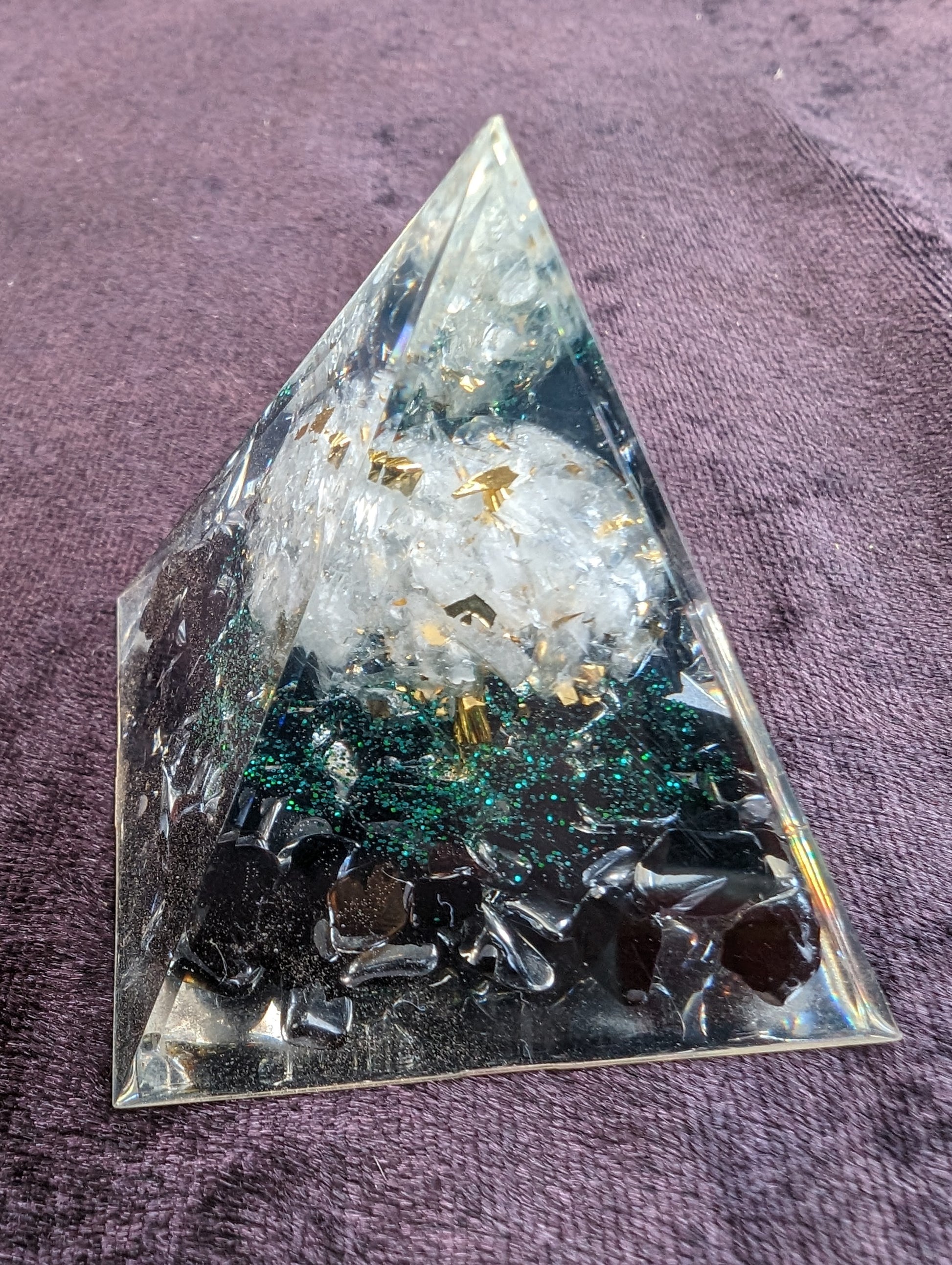 Orgone tree of life pyramid 63g Rocks and Things