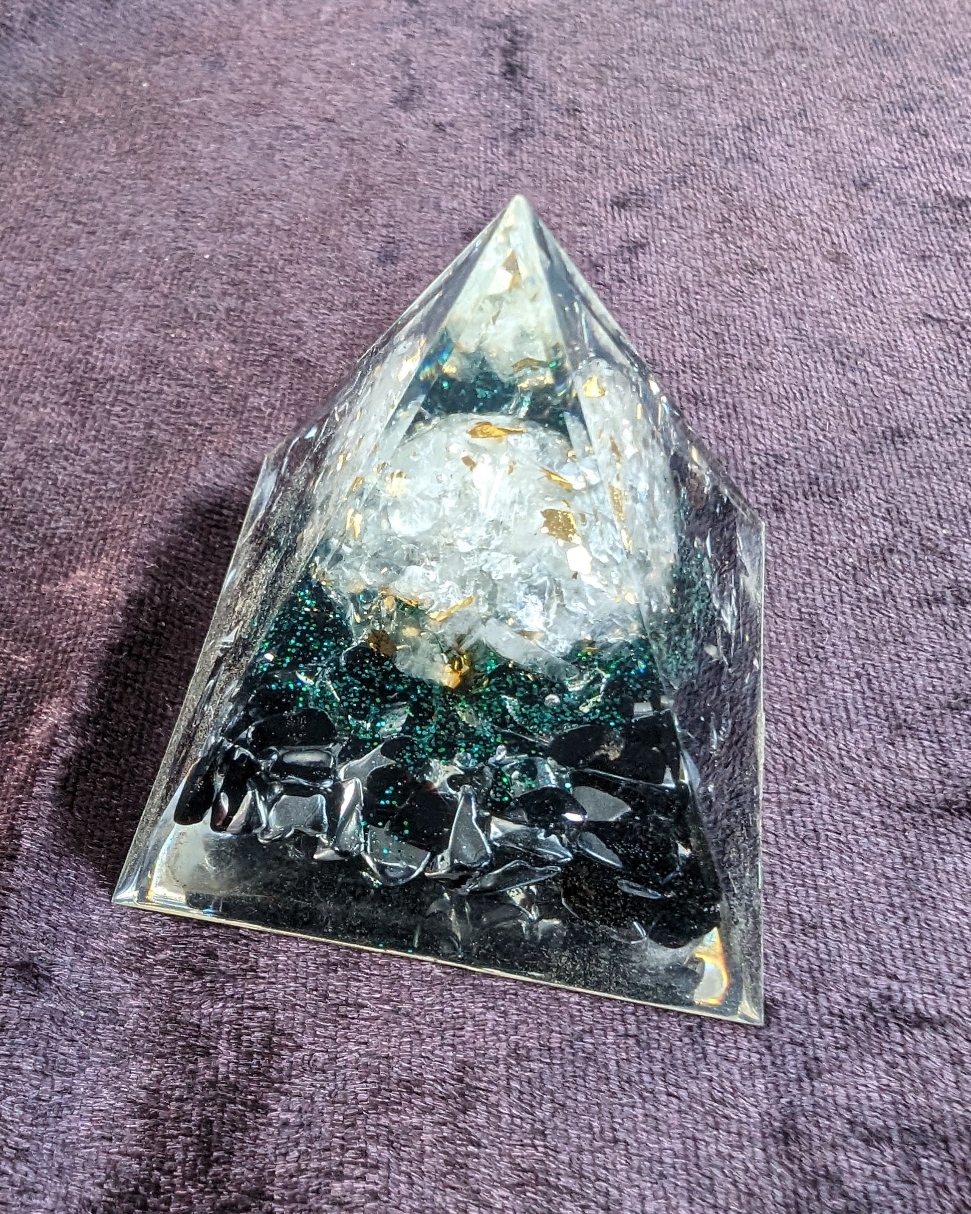 Orgone tree of life pyramid 63g Rocks and Things