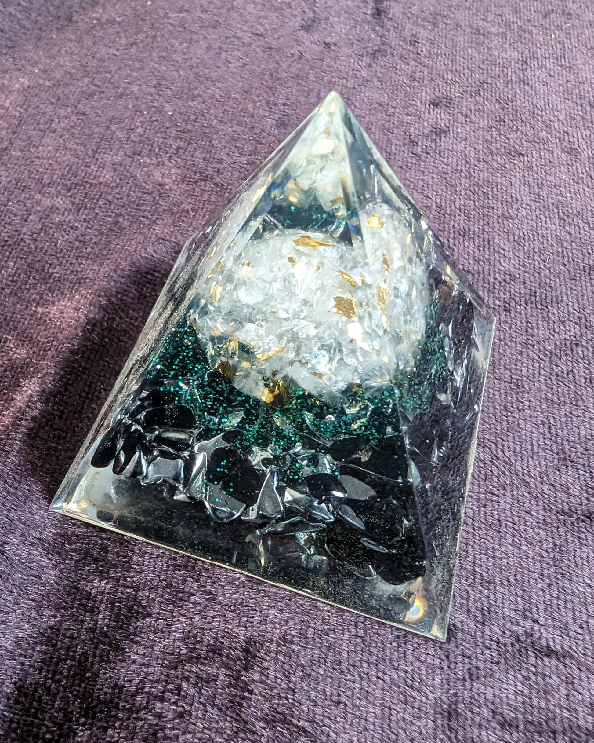 Orgone tree of life pyramid 63g Rocks and Things