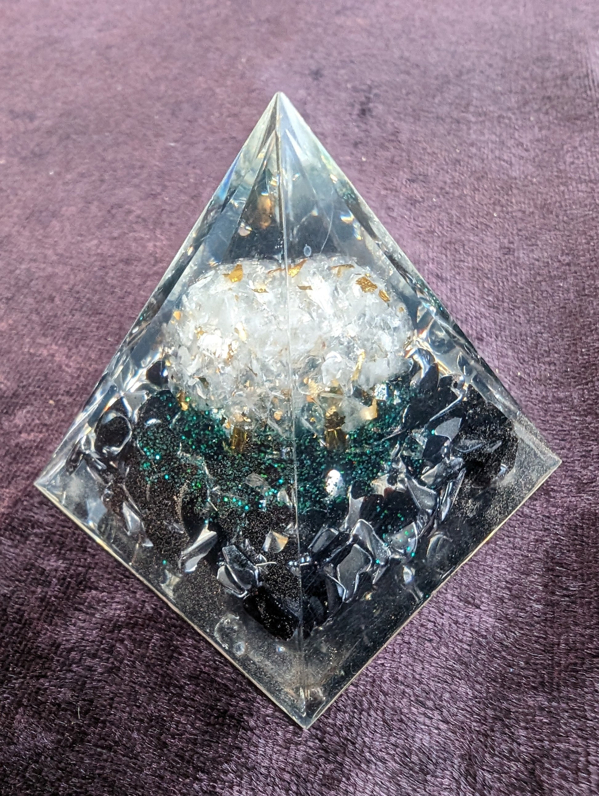 Orgone tree of life pyramid 63g Rocks and Things