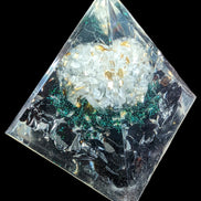 Orgone Tree of lLfe pyramid 63g - Rocks and Things Store