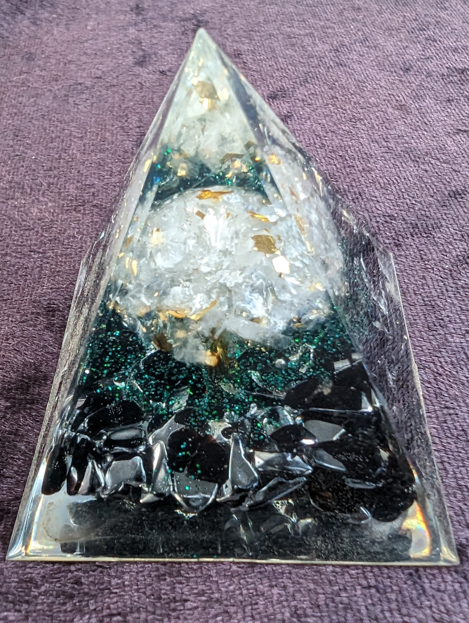 Orgone tree of life pyramid 63g Rocks and Things