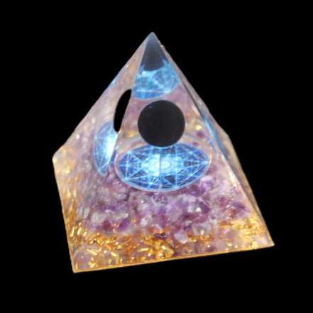 Orgone pyramid 64g in sunlight - Rocks and Things Store