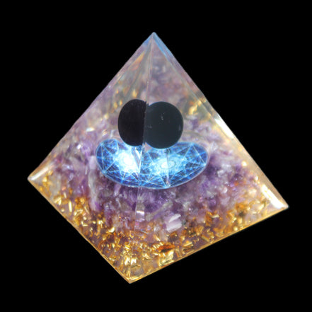 Orgone pyramid 64g in sunlight - Rocks and Things Store