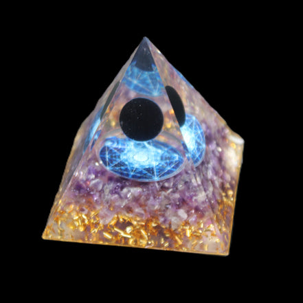 Orgone pyramid 64g in sunlight - Rocks and Things Store