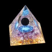Orgone pyramid 64g in sunlight - Rocks and Things Store