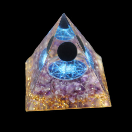 Orgone pyramid 64g in sunlight - Rocks and Things Store