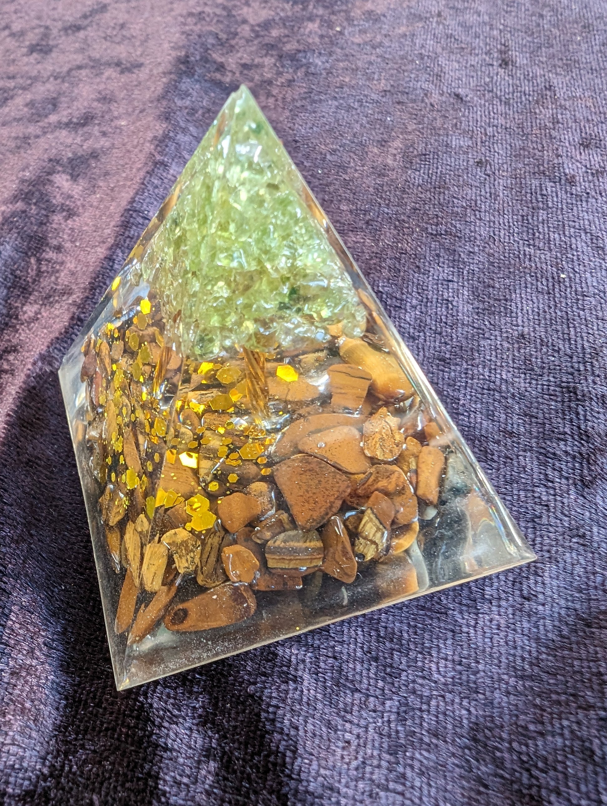 Orgone pyramid 65g Rocks and Things