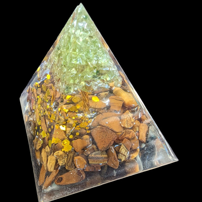 Orgone pyramid 65g in sunshine - Rocks and Things Store