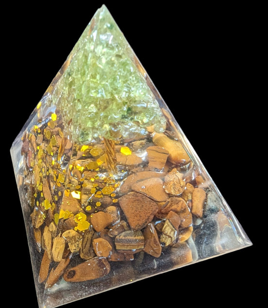Orgone pyramid 65g in sunshine - Rocks and Things Store