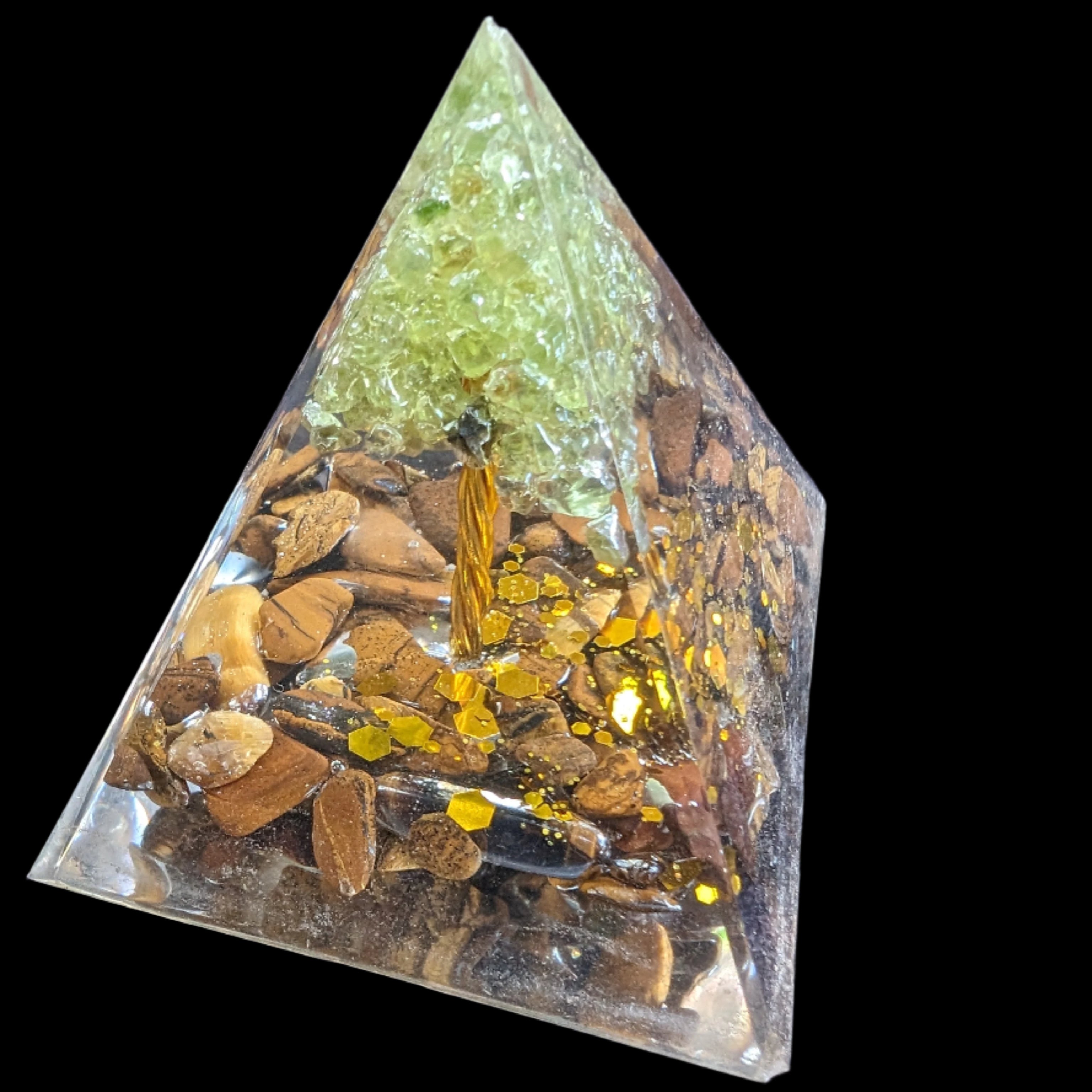 Orgone pyramid 65g in sunshine - Rocks and Things Store