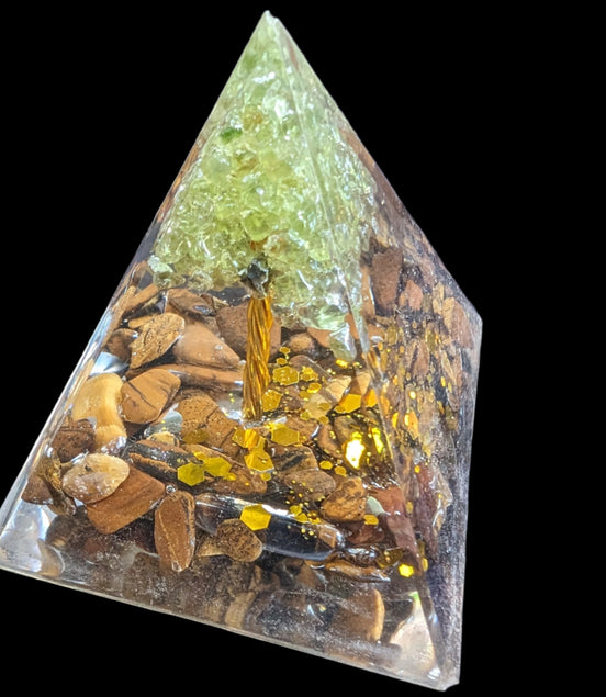 Orgone pyramid 65g in sunshine - Rocks and Things Store